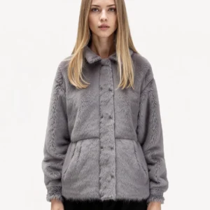 Soft touch casual green jacket